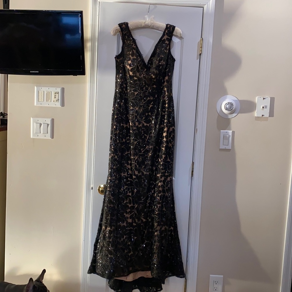 Black lace jovani gown